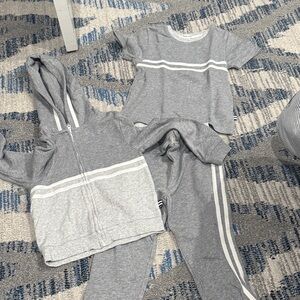 Splendid Gray boys 3 pc sweat suit Set